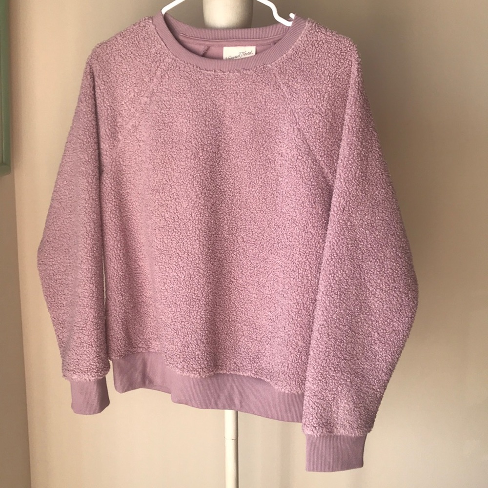 Blush Fuzzy Sweatshirt